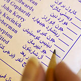 Arabic ballot