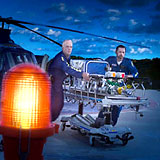 Emergency helicopter EMTs