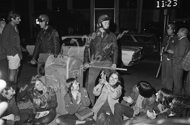 Street demonstrations, Ann Arbor, June 1969