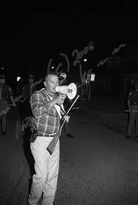 Sheriff Doug Harvey, street demonstrations, Ann Arbor, June 1969