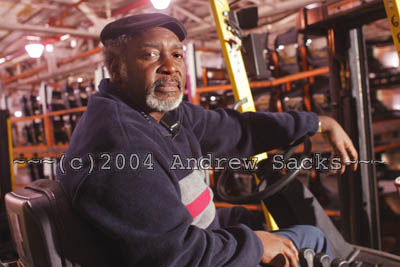 Forklift driver